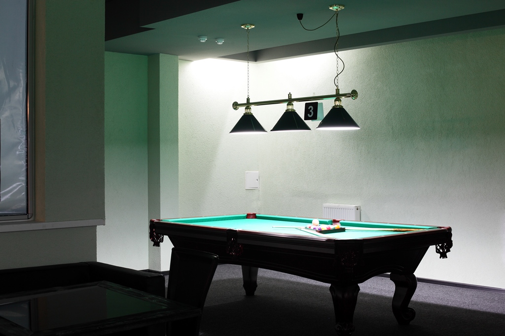 Rosetta Chrom 4-wege Poolbillard Snooker Billiard Tisch Licht Island Beleuchtung 