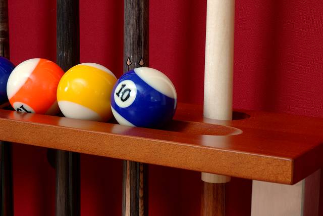 Billiard Pool Wand Halterung Hängen 6 Queue Stecken Holz Rack Halter Für Snooker 
