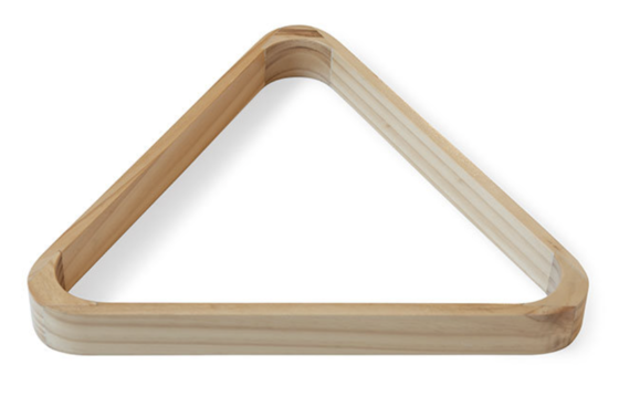 Triangel aus Holz fr 52.4 mm grosse Billardkugel